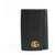 Gucci Black GG Marmont Key Case Negro Dorado Cuero Metal  ref.141619