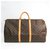 Louis Vuitton Brown Monogram Keepall Womens Leather Cloth  ref.141624