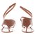 Hermès Sandalias Hermes Spartan en cuero marrón, taille 37, ¡Nueva condición! Castaño  ref.141657