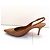 Gianvito Rossi Slingback Pumps Hellbraun Leder 38 - Ansicht 10