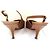 Gianvito Rossi Slingback Pumps Hellbraun Leder 38 - Ansicht 3
