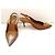 Gianvito Rossi Slingback Pumps Hellbraun Leder 38 - Ansicht 9