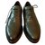 Burberry sapatos de Oxford Preto Couro  ref.141747