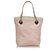 Gucci Pink GG Canvas Eclipse Tote Bag White Leather Cloth Cloth  ref.141784