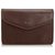 Burberry Brown Leather Clutch Bag Dark brown  ref.141806