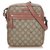 Gucci Brown GG Supreme Star Crossbody Bag Multiple colors Beige Leather Cloth Cloth  ref.141833