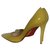 Christian Louboutin Pigalle Cuir Jaune  ref.141896