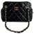 Chanel Small shopping Black Leather  ref.141918