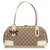 Gucci Brown GG Canvas Web Princy Shoulder Bag White Beige Leather Cloth Cloth  ref.141945