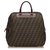 Fendi Brown Zucca Canvas Travel Bag Leather Cloth Cloth  ref.141971