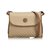 Gucci Brown GG Jacquard Crossbody Bag Beige Leather Cloth  ref.141976