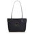 Fendi Black Zucca Canvas Tote Bag Leather Cloth Cloth  ref.142012