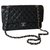 Chanel TIMELESS Black Leather  ref.142040