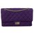 Chanel Reedición 2.55 Púrpura Paño  ref.142043
