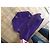 Betty Borsa a mano Saint Laurent in scamosciato viola Porpora - vista 5