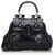 Gucci Black Bamboo Patent Leather Satchel  ref.142134