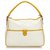 Gucci White GG Handbag Marrone Bianco Crudo Marrone chiaro Pelle Plastica  ref.142150