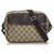 Gucci Brown GG Crossbody Bag Light brown Dark brown Leather Plastic  ref.142163