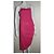 Halston Heritage Rosa asymmetrisches Kleid Pink - Ansicht 7