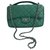 Chanel Green Leather  ref.142242