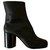 Maison Martin Margiela Black leather Tabi ankle boot  ref.142304