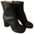 Maison Martin Margiela Iconic Tabi ankle boots Black Leather  ref.142346