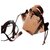 Loewe Handbags Beige Caramel Leather Linen  ref.142347