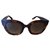 Gucci Sunglasses Brown Golden Acetate  ref.142411