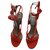 Chloé Fiesta   nappa sandals Red Orange Leather  ref.142519
