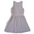 Halston Heritage Pleated mini dress Beige Polyester  ref.142542