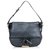 Burberry Black Leather Tassel Shoulder Bag  ref.142619