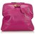 Alexander Mcqueen Pink Skull Padlock Fold-over Clutch Bag Leather  ref.142632