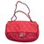 Chanel Handbags Red Leather  ref.142710