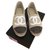 Chanel Espadrilles Black White Beige Velvet Linen Rope  ref.142920