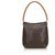 Louis Vuitton Brown Monogram Looping GM Leather Cloth  ref.142957