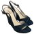 Guess Wedges Blue Leather  ref.143017