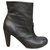 Ankle boots Karine Arabian model Eddie mint condition (38) Black Leather  ref.143031