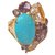 Autre Marque Rings Multiple colors Metal Gold-plated  ref.143044