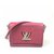 Louis Vuitton Rojo Epi Twist MM Roja Cuero  ref.143211