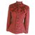 Comme des Garcons Roses Jacket Dark red Polyester Acetate  ref.143338
