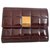 Chanel Signature Chocolate Bar Wallet Purse in Claret Cognac Patent leather  ref.143384