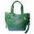 Lancel Handbags Olive green Leather  ref.143451
