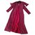 Chanel multicolor Raspberry coat with shawl Multiple colors Tweed  ref.143714