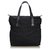 Chanel Black New Travel Line Canvas Tote Bag Leather Cloth Cloth  ref.143803