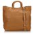 Prada Brown Leather Satchel  ref.143832