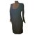 Dior Dresses Dark grey Silk Wool  ref.143855