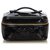 Chanel CC Charol Negro Vanity Bag Cuero  ref.143978