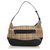Burberry Brown Haymarket Check Canvas Shoulder Bag Multiple colors Beige Leather Cloth Cloth  ref.143998