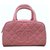 CHANEL - Pink caviar bowling Leather  ref.144035