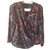 Blusa de seda floral vintage Multicor  ref.144057